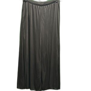 Vintage Dressbarn Collection Black Layered Wide Leg Dress Pants - Women's 1X